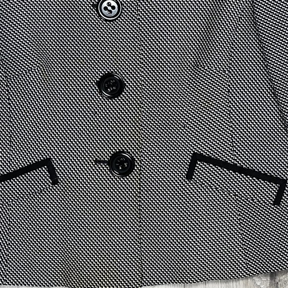 Tahari Arthur S Levine Vintage Black/White Size 14 Blazer - Picture 3 of 7